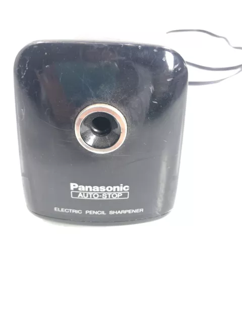 Panasonic KP-380 Black Auto-Stop Electric Pencil Sharpener - Tested, Works!