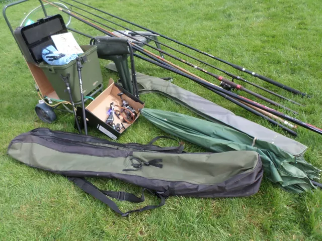 Unused and used carp fishing tackle job lot high value # Lot F24