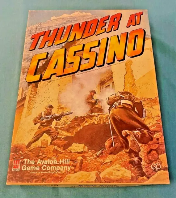 Thunder at Cassino - Avalon Hill {UNPUNCHED_100% VERIFIED COMPLETE} OOP RARE