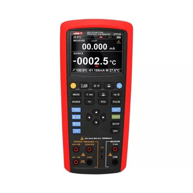 UNI-T UT725 calibratore di processo multifunzione, calibratore di temperatura