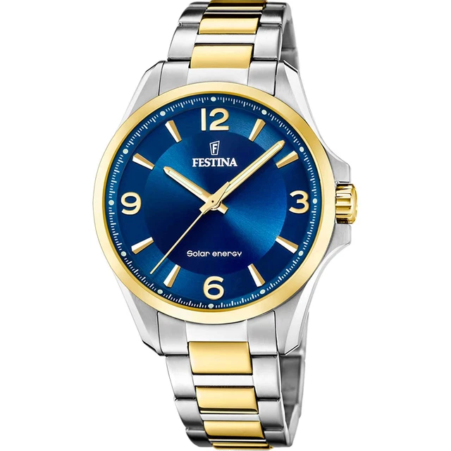 Festina F20657/4 Uomo Solare Energia Due Tono Polso