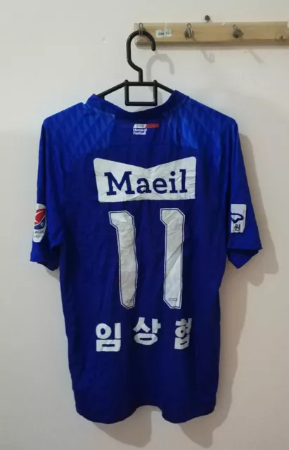2018 Suwon Samsung Bluewings Match Worn Home Shirt Maglia L #11 K-League RARE