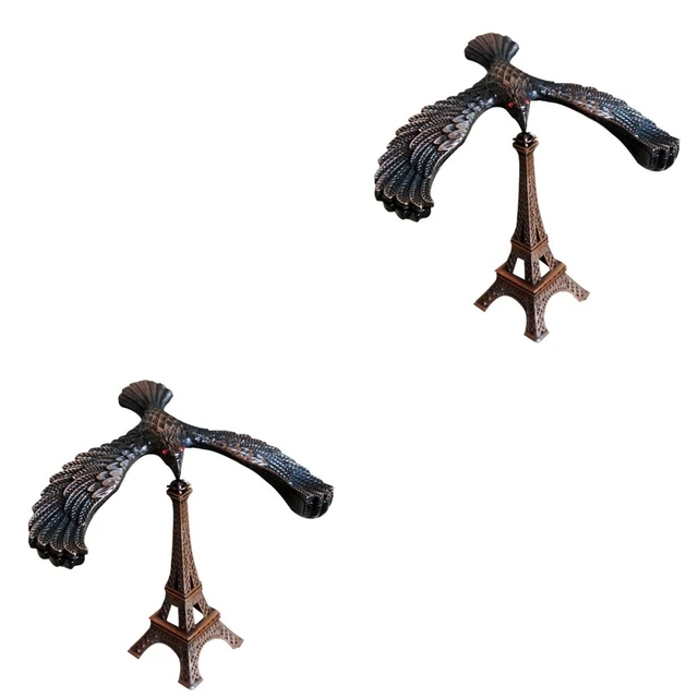 2 pezzi ornamenti tavolo bambini bilanciamento aquila giocattolo ufficio ornamenti