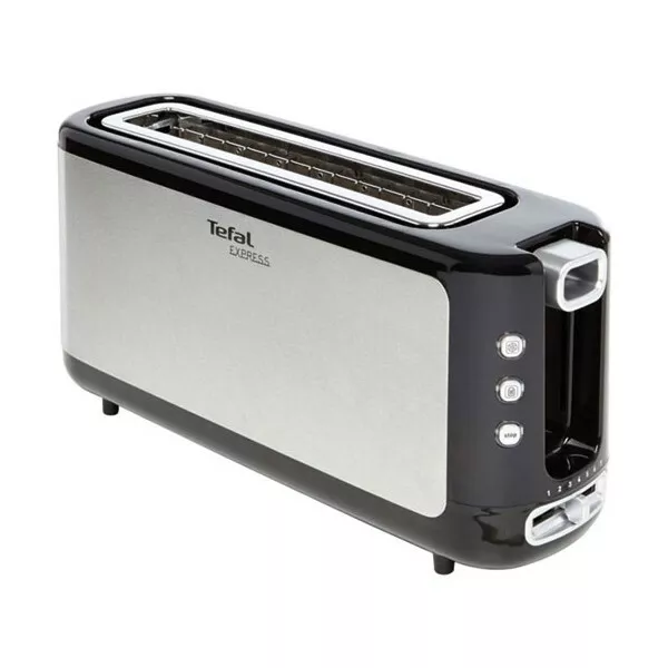 TEFAL - Grille-pain Express 1T 1000W - inox, noir