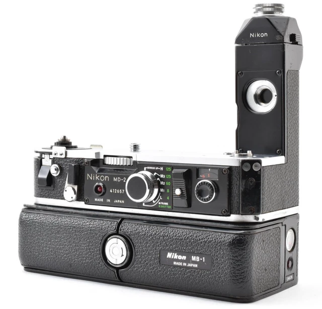 NEAR MINT] NIKON MD-3 Motor Drive MB-2 Battery Pack for F2 From