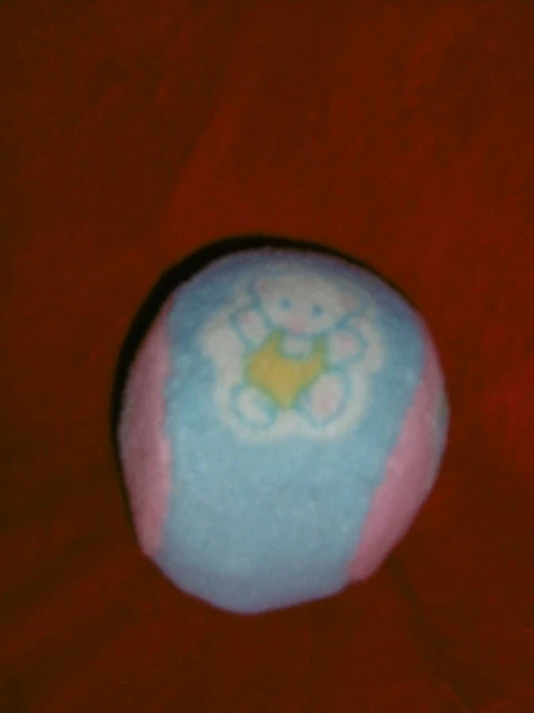 Doudou Peluche Grelot Ballon Bleu Rose Boulgom? Nestlé? Nounours?