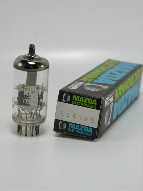 Tube électronique NOS (New Old Stock) Mazda 6H8MG - 1 Pièce, état Neuf, Vintage Pour Audiophiles Ou Réparation