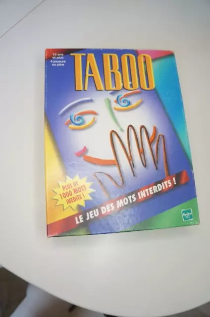 jeu de socièté TABOO hasbro MB original 1er edition complet