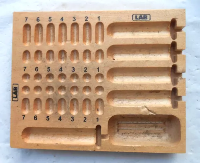 LAB   Pinning Wood Block Tray   Made In USA locksmith