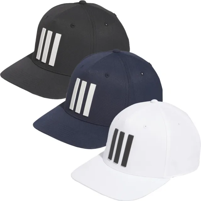 Adidas Herren 3-Streifen verstellbare Tour Cap Mütze (alle Farben)