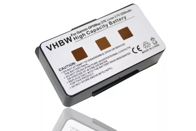 Battery for Garmin GPSMap 276c 276 378 296 478 396 496 376 495 376C 278 2200mAh