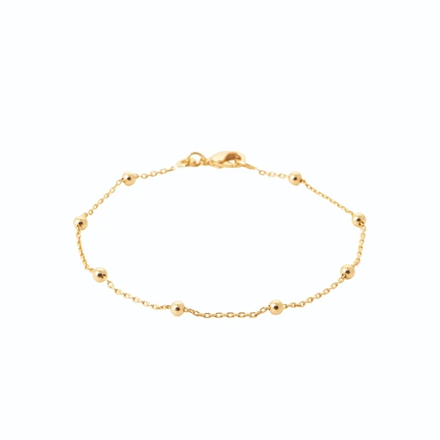 Bracelet De Cheville Chaîne Plaqué Or - Motif Feuille Marque Tata Gisèle | Collier Cheville Doré Bijou Femme