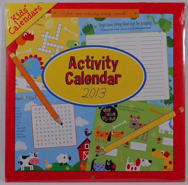 2013 Calendar - Kids' Activity 16 Month 12 x 12 Calendar