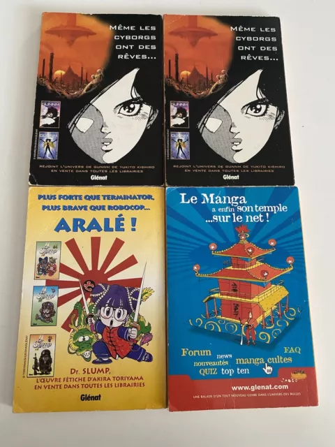 Lot de 4 Livre Dragon Ball Glénat Akira Toriyama / Vintage 2
