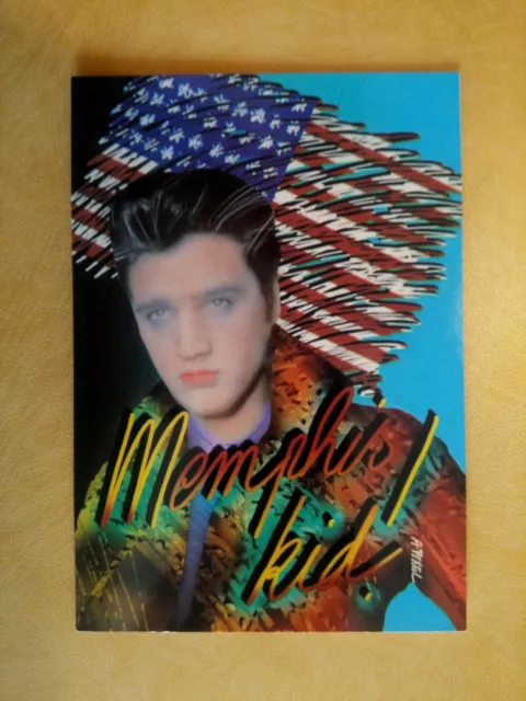 ELVIS PRESLEY MEMPHIS KID   carte postale postcard