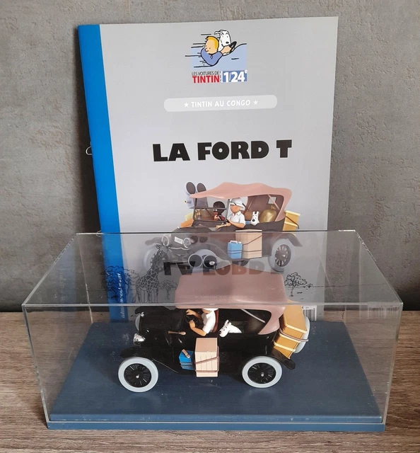 Tintin - La Ford T noire - Tintin au Congo - Échelle 1/24