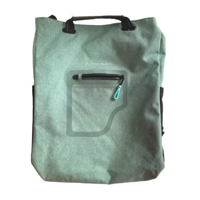 Sherpani Slone Convertible Pack Women's Handbag Business Bag Aqua Anti-theft EUC