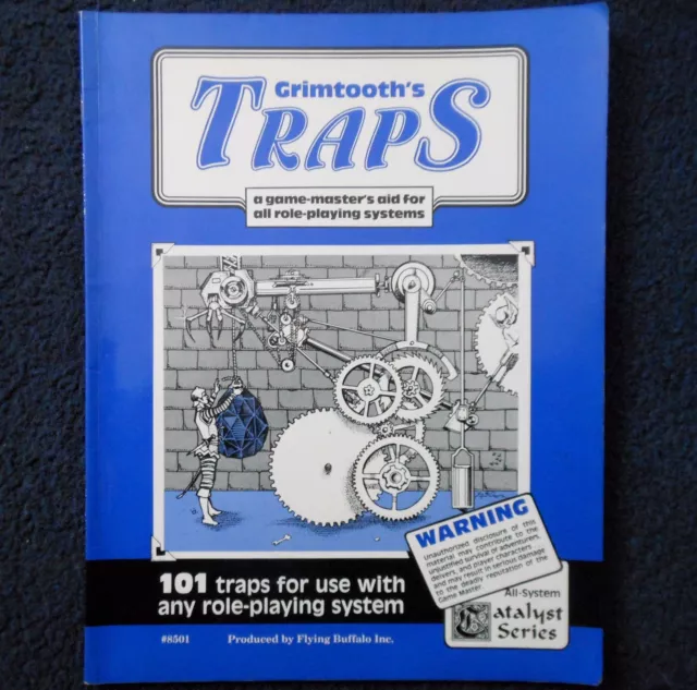 Grimtooth's Traps DB Advanced Dungeons & Dragons Adventure Module D&D Game 8501