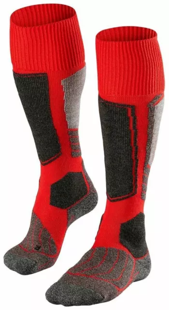 Falke Pour des hommes Skiing 1 Bloquer Polyproyle Chaussettes - rouge