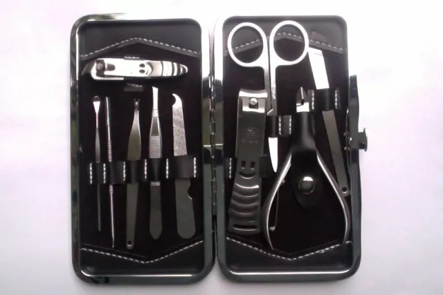 Professional Vogue Nail Care Personal Manicure Pedicure Set Travel Grooming Kit