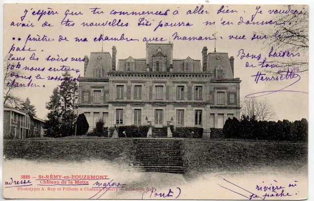 SAINT REMY EN BOUZEMONT - Marne - CPA 51 - le chateau de la Motte