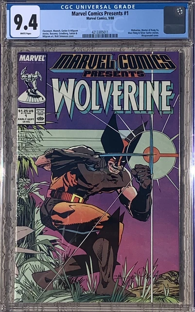 Marvel Comics Presents #1 CGC 9.4 WP | Wolverine | Intro Princess Bar Madripoor