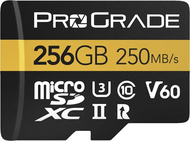 Microsd Card V60 (256GB) - Tested like a Full-Size SD Card for Use in Dslrs, ...