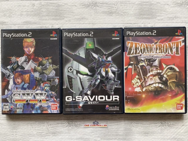 SONY PlayStation 2 PS2 Sunrise World War & G-saviour & Zeonic Front from Japan