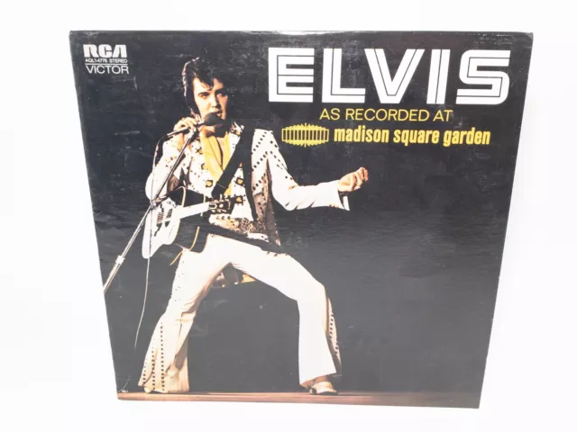 Elvis As Recorded At Madison Square Garden - Vinyl LP - RCA AQL-1-4776-B, Nice