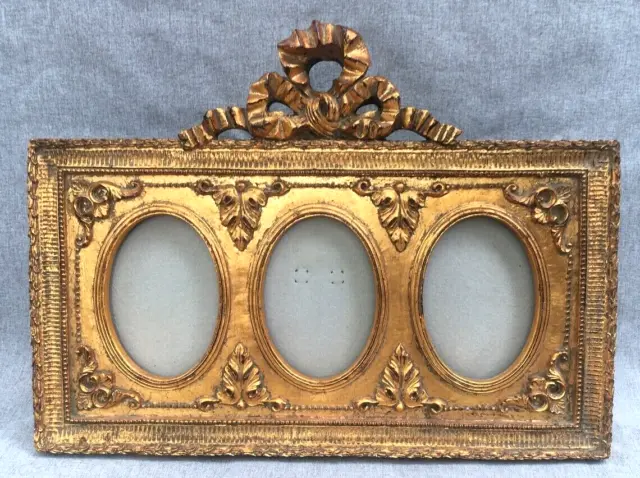 Large vintage french picture frame 1970's Louis XVI style 2