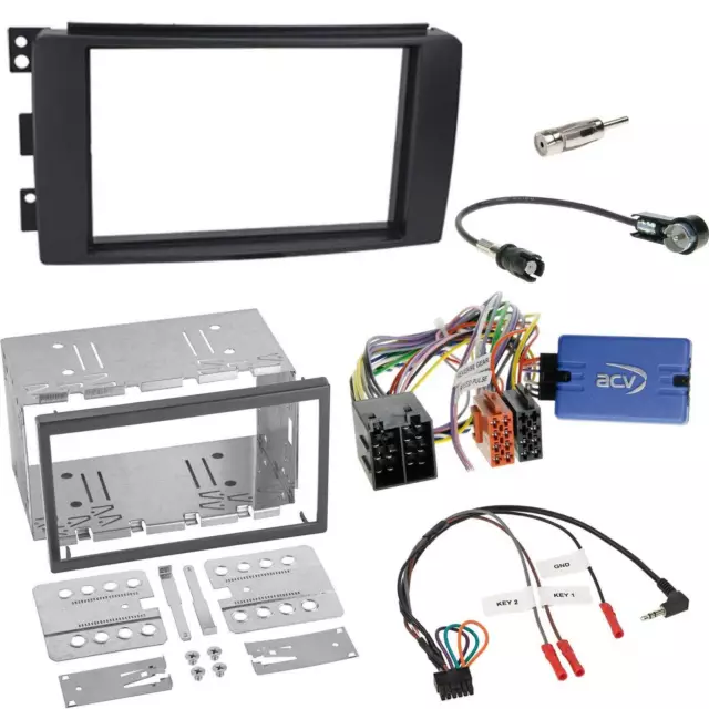 Blaupunkt Lenkrad USB Bluetooth TMC 2DIN Navigation für Smart ForFour 2004-2006 3