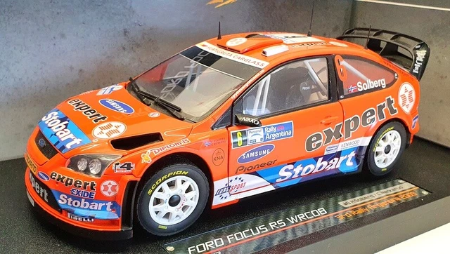SUNSTAR 1 18 SCALE Diecast 3942 Ford Focus RS WRC08 H.Solberg