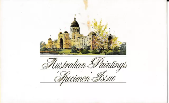 Australia - Australian paintings pack overprinted Specimen