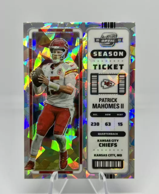 2022 Panini Contenders Optic Football Patrick Mahomes Cracked Ice 🔥 14/22