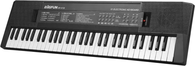 61 Keys Digital Music Electronic Keyboard Kids Multifunctional Electric Piano...