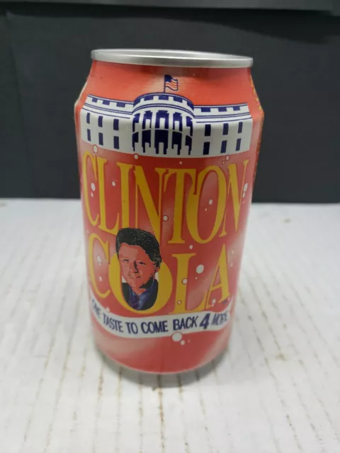 Vintage Empty Clinton Cola Can