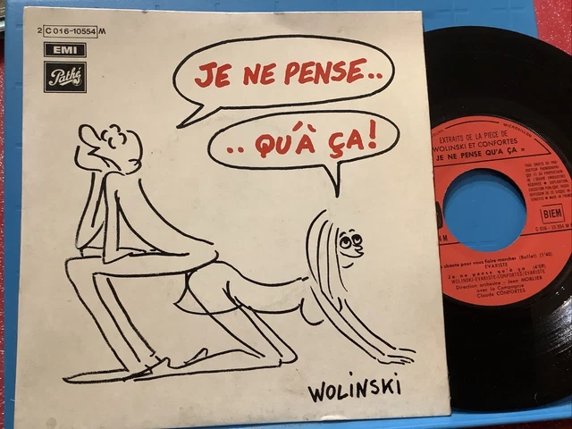 Ep 45T   Evariste   10.554. Dessins. Wolinski
