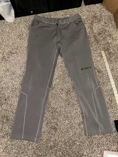 Men’s Large Klim Inferno Fleece Pants - Gray