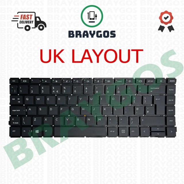 Clavier AZERTY Français De Remplacement Pour HP ProBook 455 G5 - Neuf KINPOWER