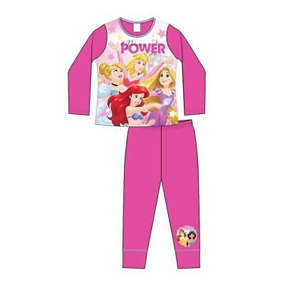 Disney Princess Power Girls Nightwear Pyjama Set Age 4-10 Years