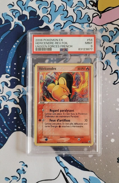 CARTE POKEMON HERICENDRE Forces Cachees Reverse Stamp Fr - 54/115 - PSA ...