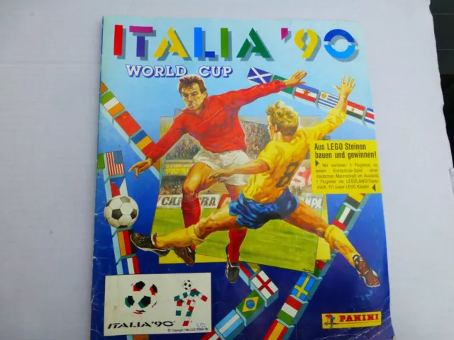 Panini Fussball WM  ITALIA 1990  komplettes  Album