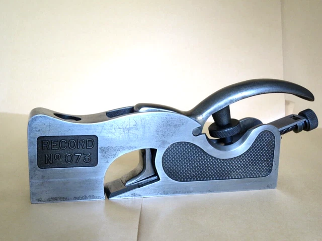 Record Adjustable Mouth Shoulder Rebate Plane No. 073