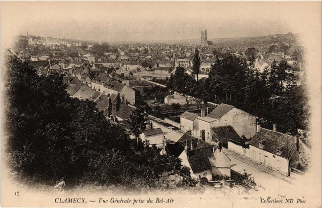 CPA CLAMECY - Vue générale prise du Bel-Air (518472)