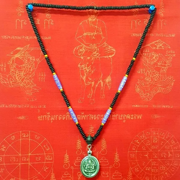 Thai Buddha Amulet Old Statue Phra LP Pendant AYUTTHAYA Art Antique gorgeous