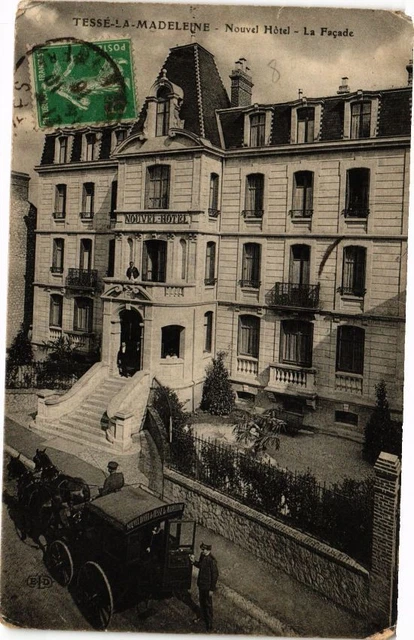 CPA TESSÉ-la-MADELEINE - Nouvel hotel - la facade (195272)