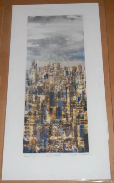 Gottfried Salzmann "New York" 3D-Konstruktion, handsigniert