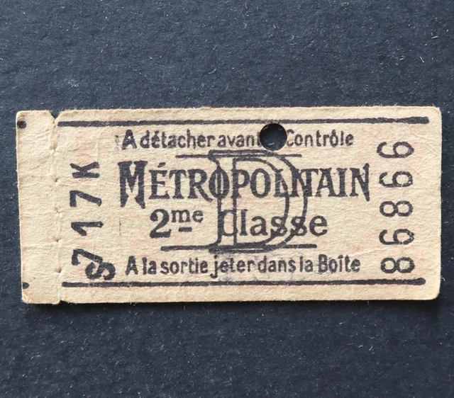 ticket billet Holland France 1981