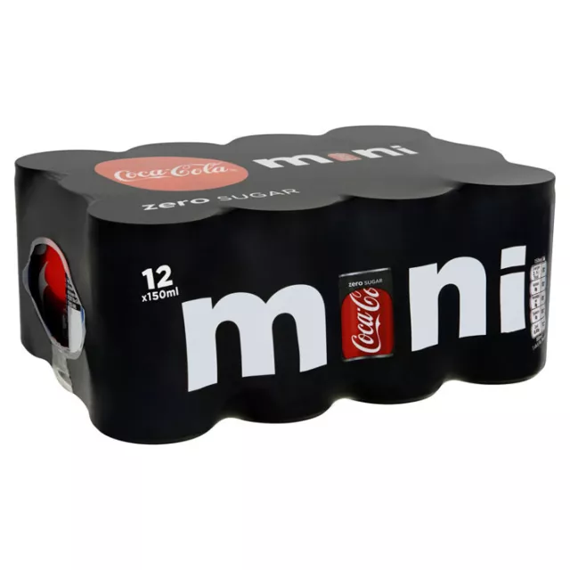 Coca Cola Zero 24 dosen je 150 ml ( mini dose )