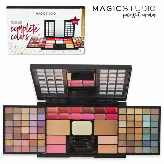 Trousse Magic Studio Complete Colors Maquillaje Make Up Viaje Kit 88 Piezas